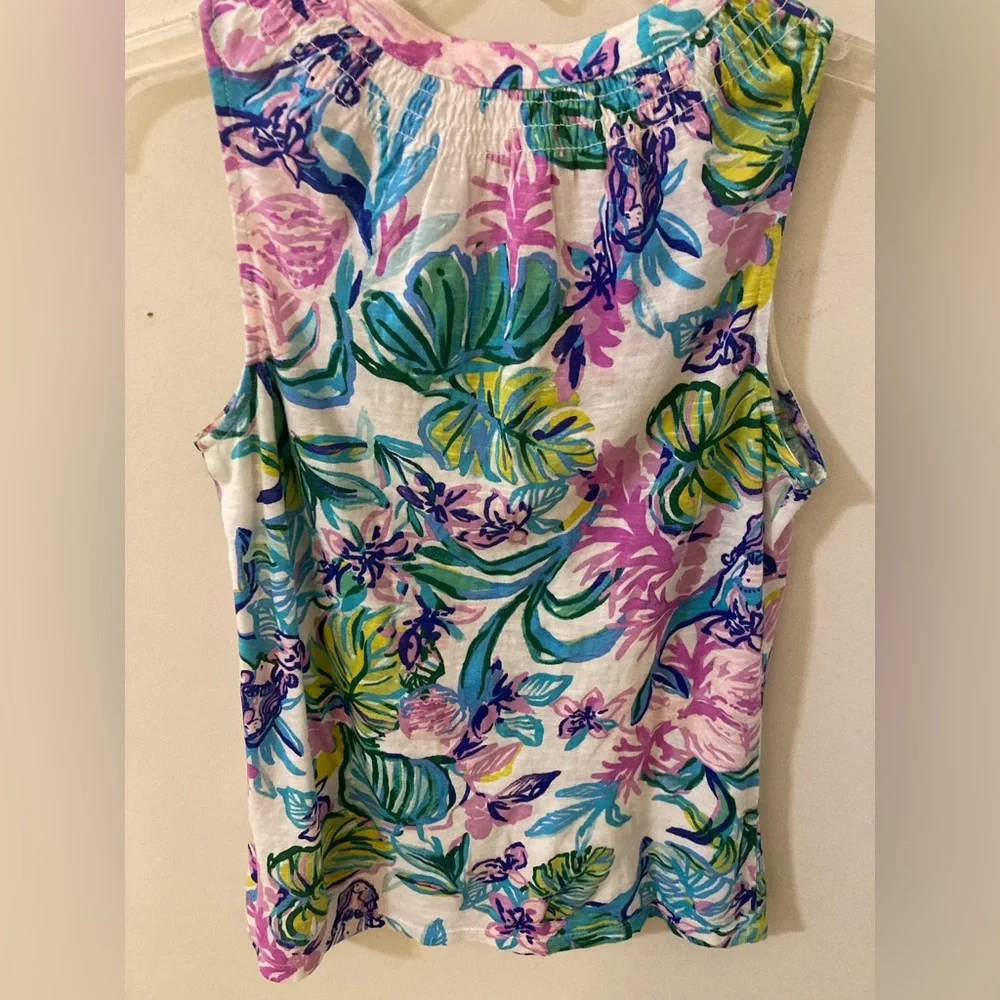 Lilly Pulitzer Floral Tank Top - Multicolor - Picture 6 of 6